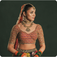 Bridal makeup look Lahore at Hifsa Khan Salon